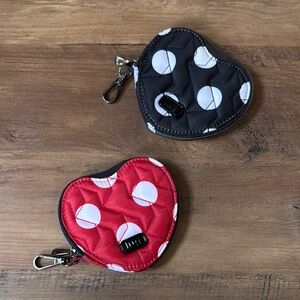 NWOT Lug Heart-Shaped Coin Pouch Set - of 2